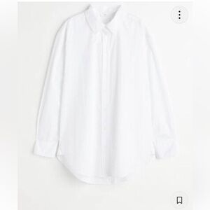 Classic White womens oversize Shirt